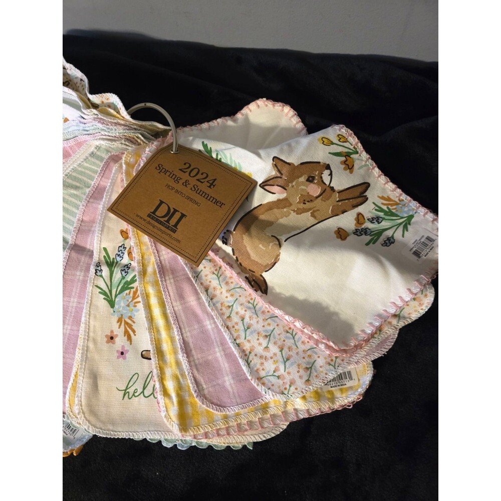 DII Design Imports Sample Swatch For 2024 Spring & Summer Hop Into Spring